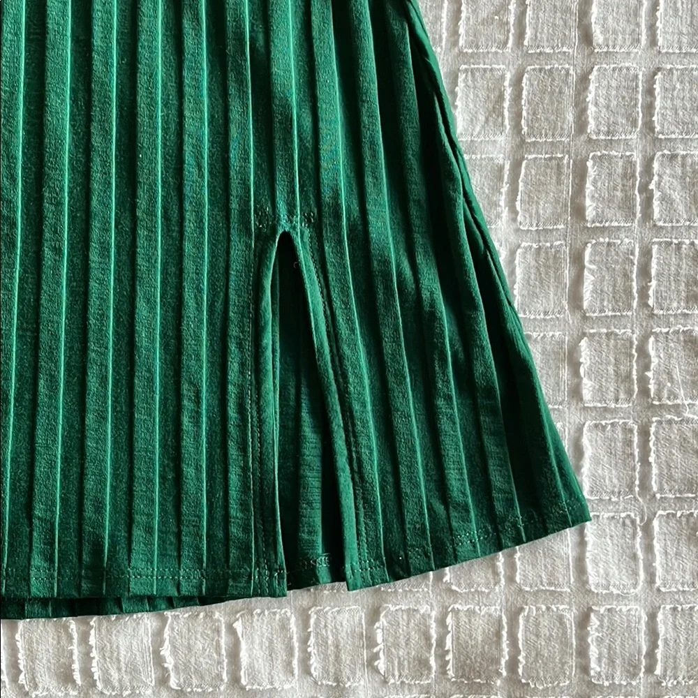 Reformation Green Ribbed Dress - Picture 3 of 3